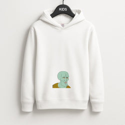 Muscly Squidward Unisex Kids Hoodie