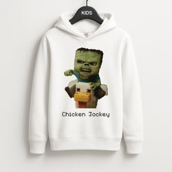 Chicken Jockey  Unisex Kids Hoodie