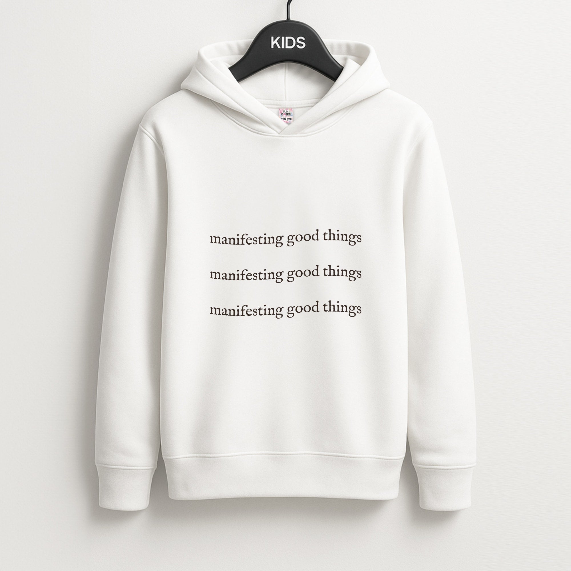 Manifesting Good Things Kids Hoodie