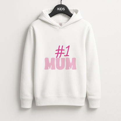 Number One Mum  Unisex Kids Hoodie