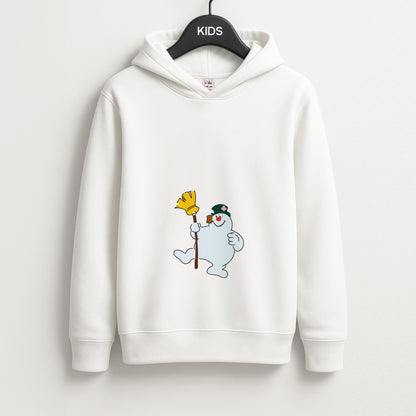Broom - Snowman Unisex Kids Hoodie