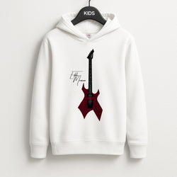 Eddie Munson Guitar Unisex Kids Hoodie