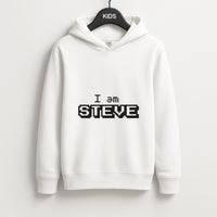 I Am Steve Kids Hoodie