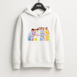 Colourful K-Pop Band Band Kids Hoodie