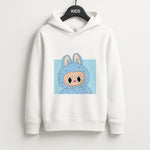 Cute Blue Notebook Monster Unisex Kids Hoodie