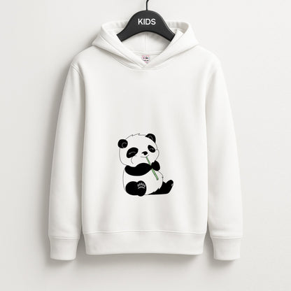 Vegan Panda Unisex Kids Hoodie