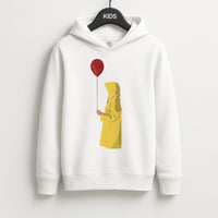 Holding Balloon - Clown Kids Hoodie