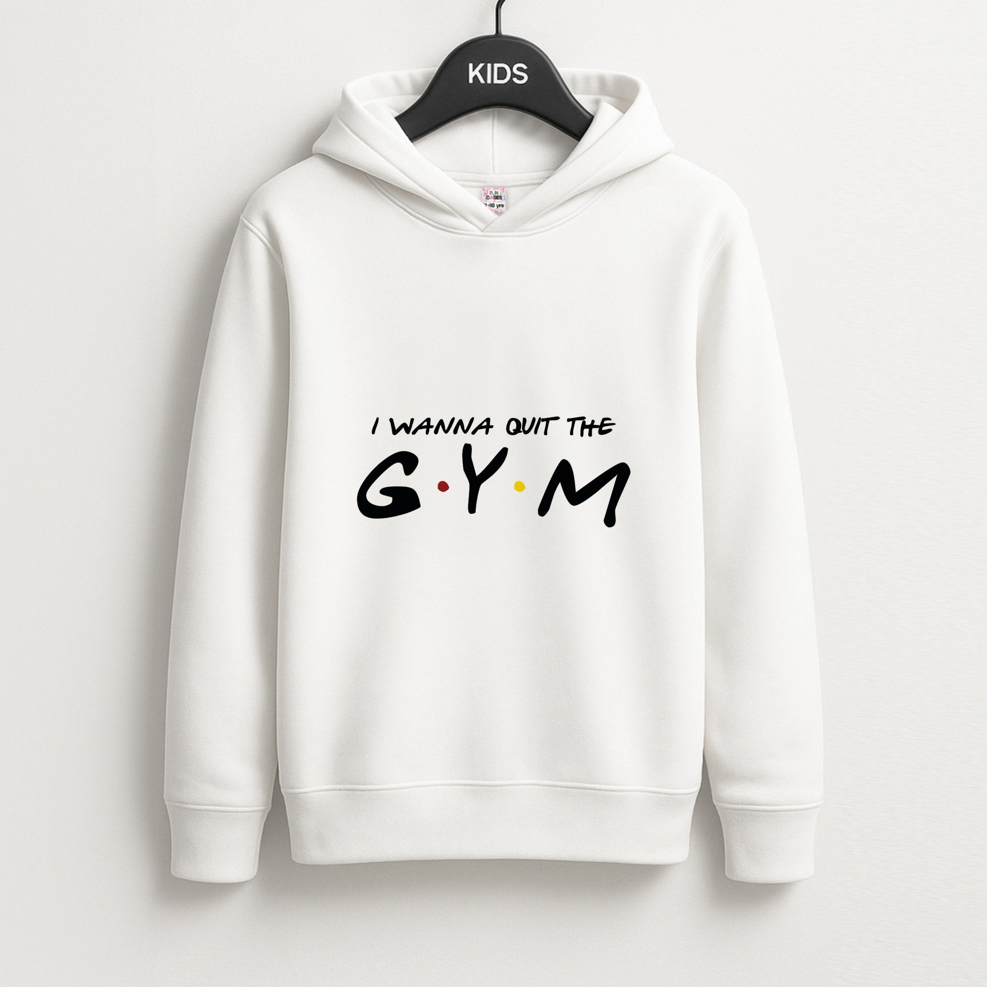 I Wanna Quit The GYM Kids Hoodie
