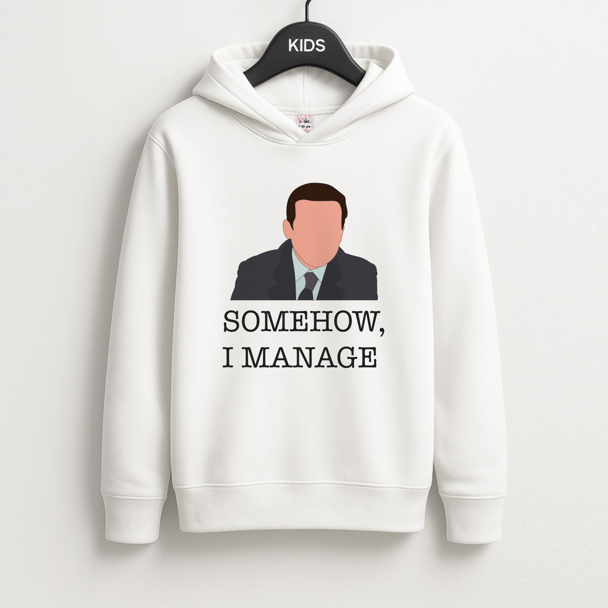 Somehow, I Manage Kids Hoodie