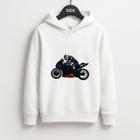 Purple Motorbike - Motorbike Kids Hoodie