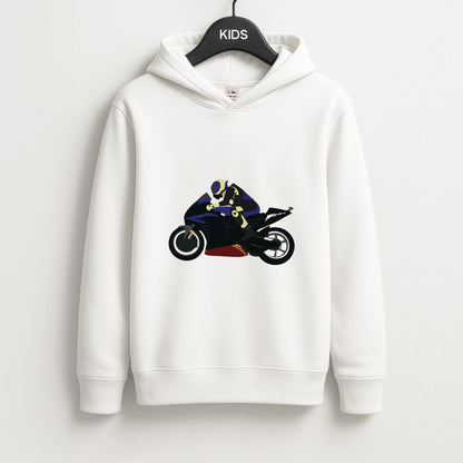 Purple Motorbike - Motorbike Unisex Kids Hoodie