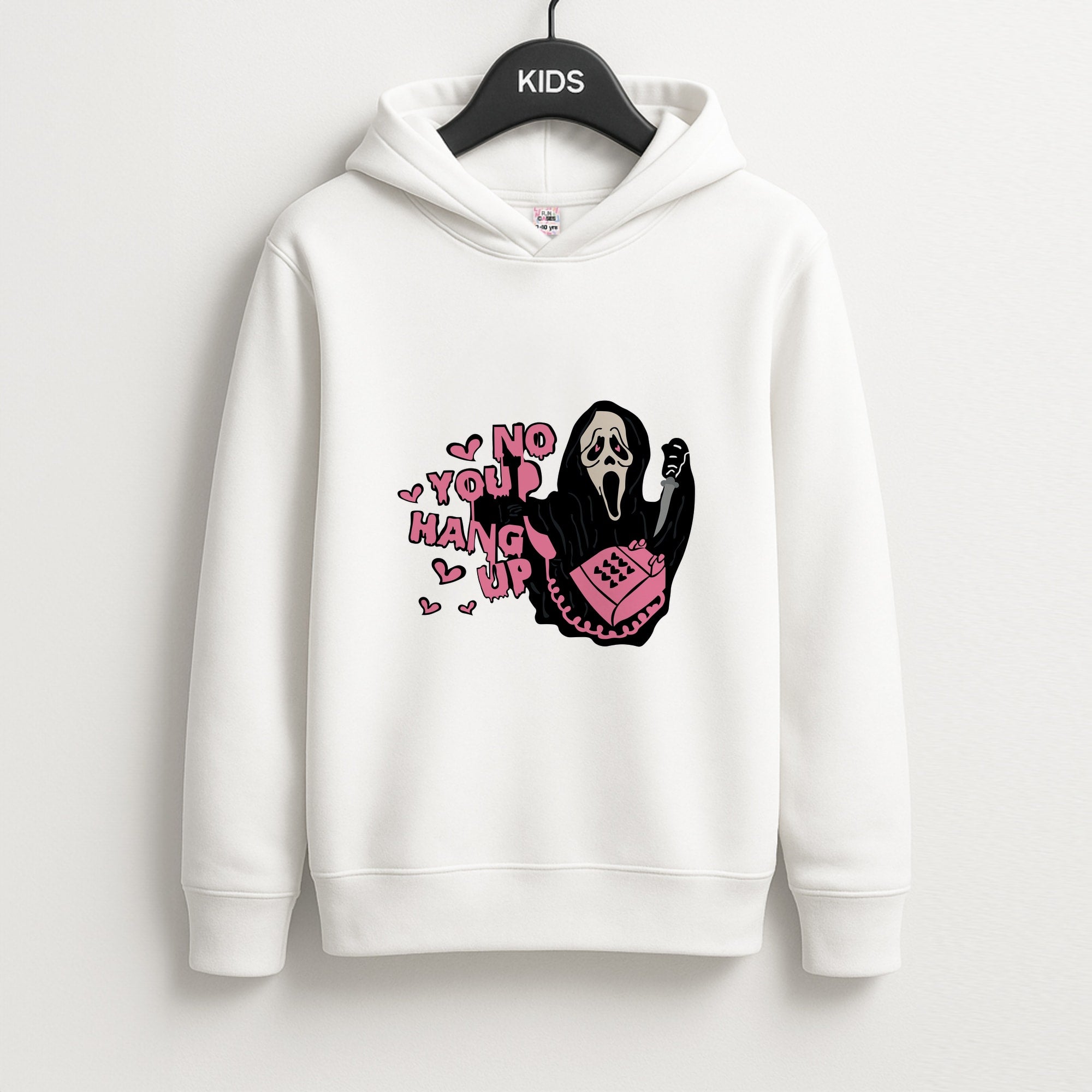 No You Hang Up - Halloween Kids Hoodie