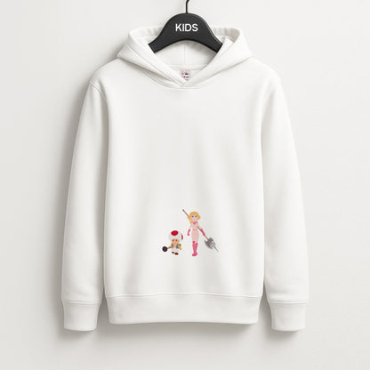 Toad And Peach Unisex Kids Hoodie