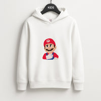 Worried Mario Kids Hoodie