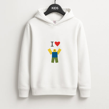 I love Blox Gaming Unisex Kids Hoodie