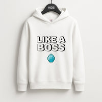 Like A Boss Kids Hoodie