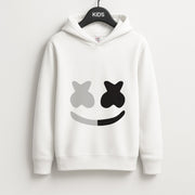 Dual Sides Helmet DJ  Kids Hoodie 1