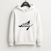 Witch Please - Halloween Kids Hoodie