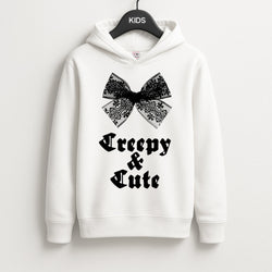 Creepy And Cute Coquette Unisex Kids Hoodie