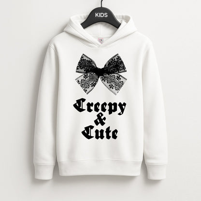 Creepy And Cute Coquette Unisex Kids Hoodie