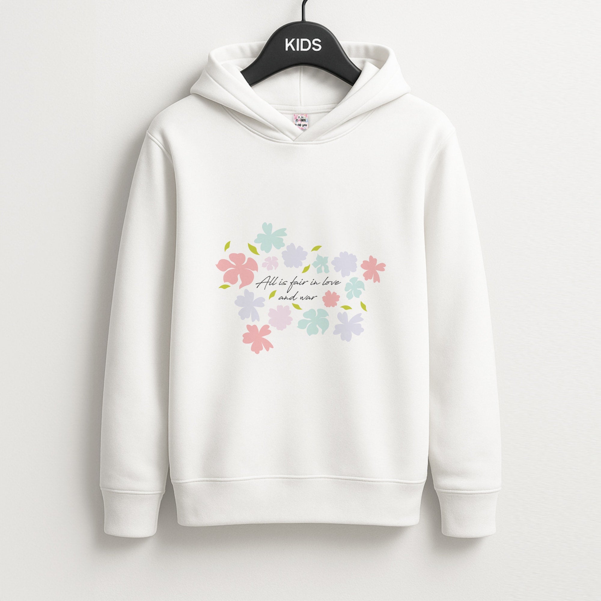 All Is Fair In Love And War Kids Hoodie
