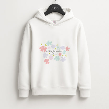 All Is Fair In Love And War Unisex Kids Hoodie