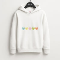 Love Hearts- Valentine's Day Kids Hoodie