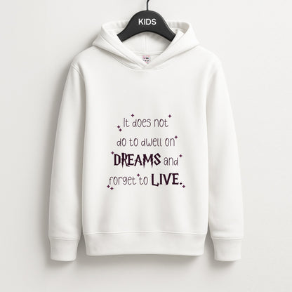 It Does Not To Dwell Unisex Kids Hoodie
