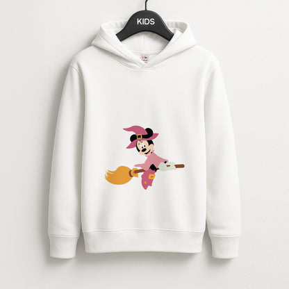 Witch Female Mouse Halloween Unisex Kids Hoodie