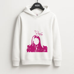 Pink Gaga Silhouette  Unisex Kids Hoodie