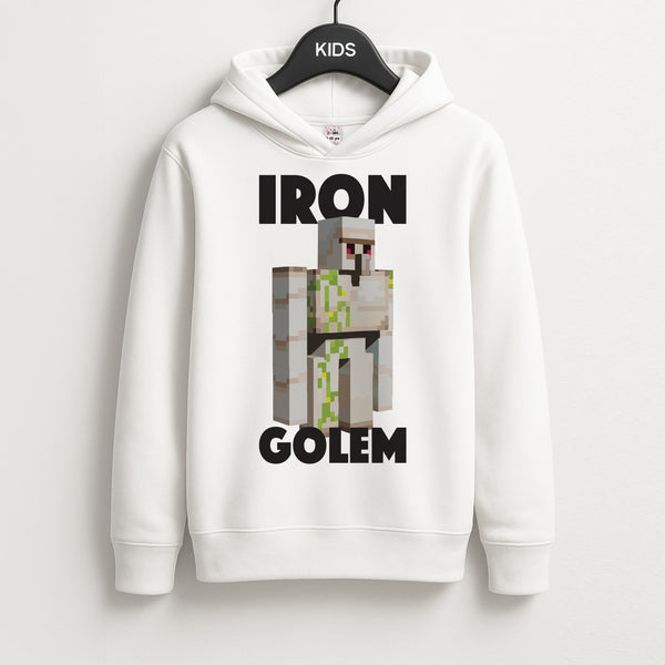 Iron Golem Unisex Kids Hoodie