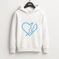 Lightning Heart Unisex Kids Hoodie