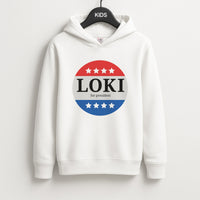 Loki For President Kids Hoodie