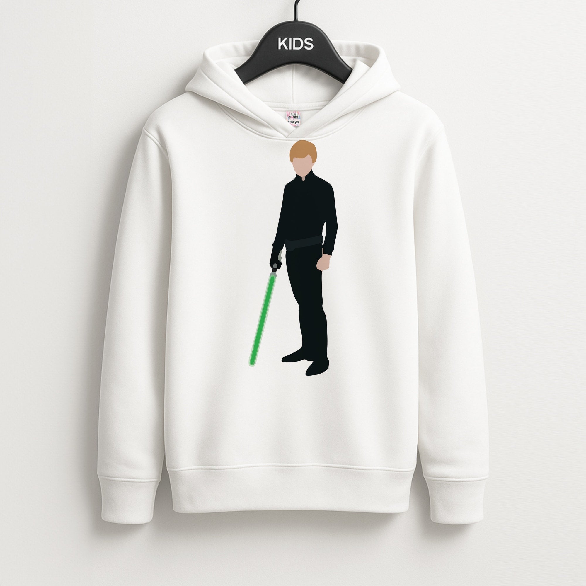 Skywalker Green Lightsaber Kids Hoodie