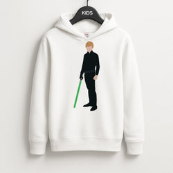 Skywalker Green Lightsaber Kids Hoodie