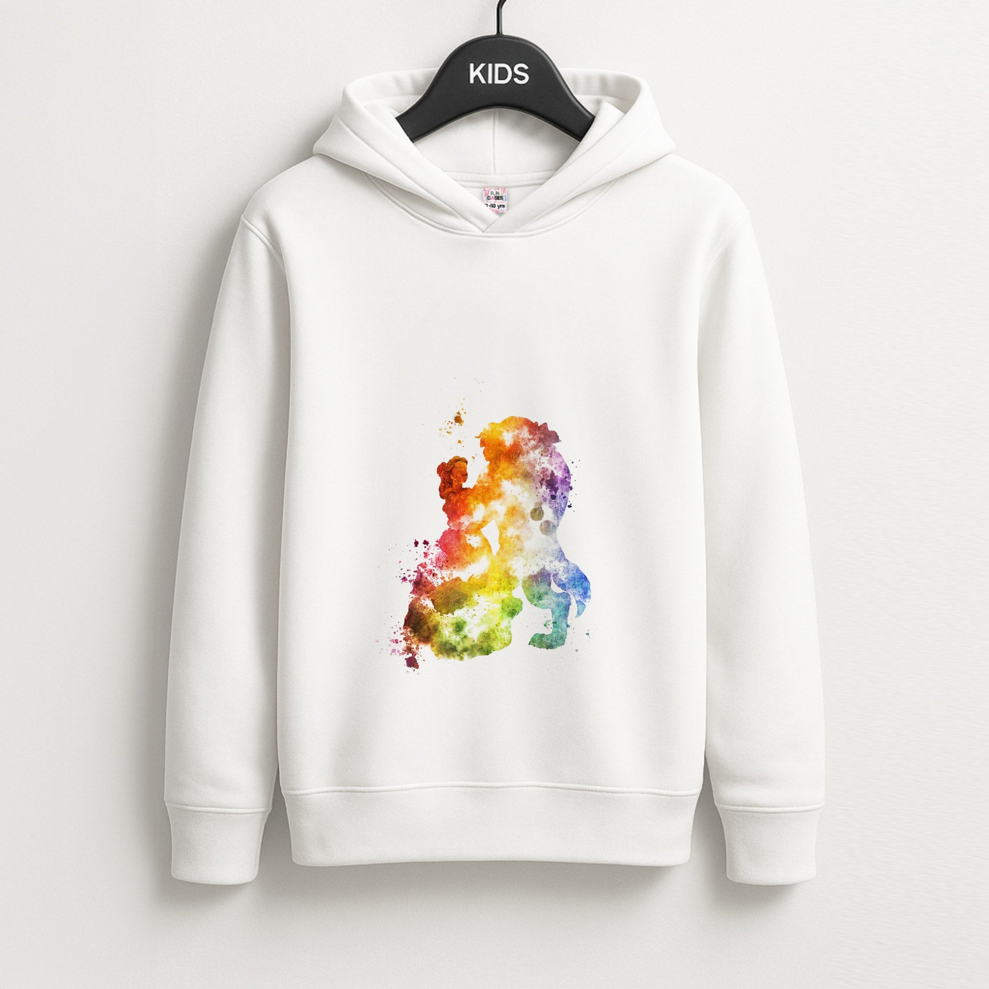 Watercolour Beauty Fairytale Kids Hoodie