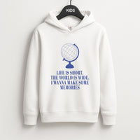 Life Is Short The World Is Wide - Mamma Mia Kids Hoodie