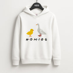 Homies Chick And Duck Kids Hoodie