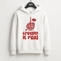 Creepin It Real Kids Hoodie