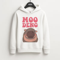 Moo Pink Kids Hoodie