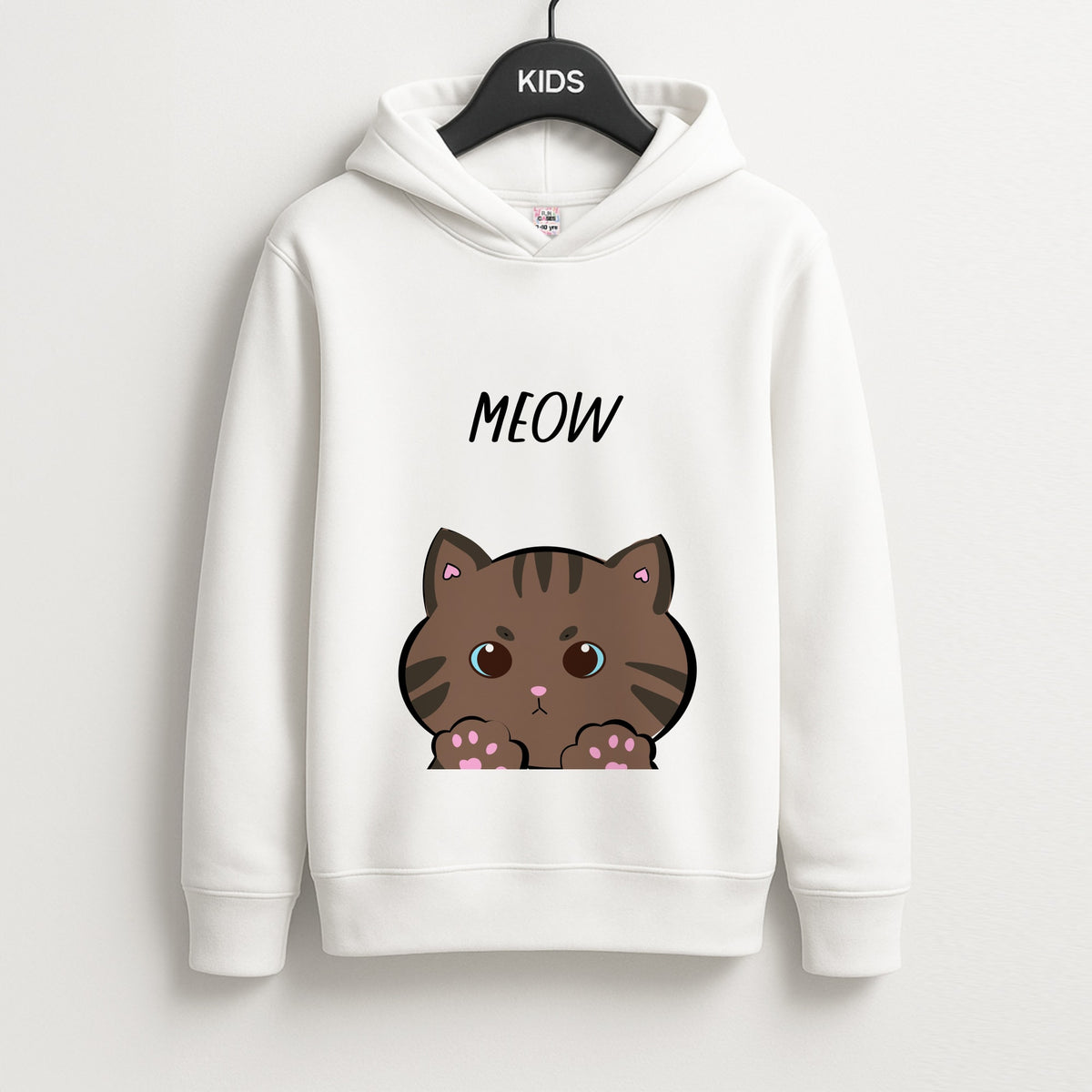 Meow Purple - Cats Kids Hoodie