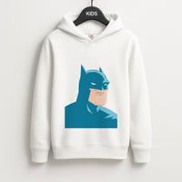 Blue Bat Superhero Kids Hoodie