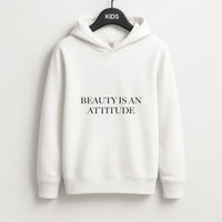 Beauty Is An Attitude - Clean Girl Aesthetic Kids Hoodie