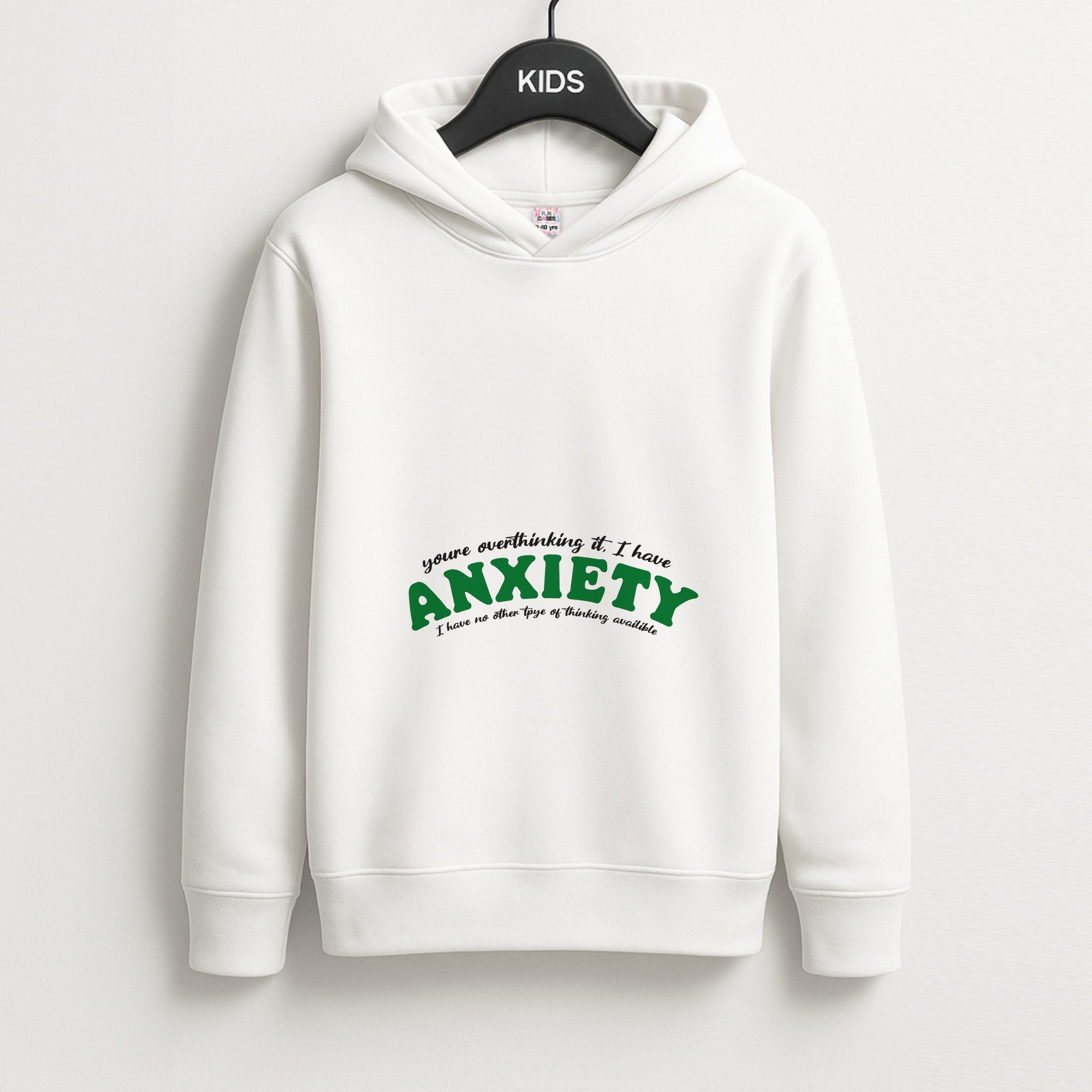 You're Overthinking It Unisex Kids Hoodie