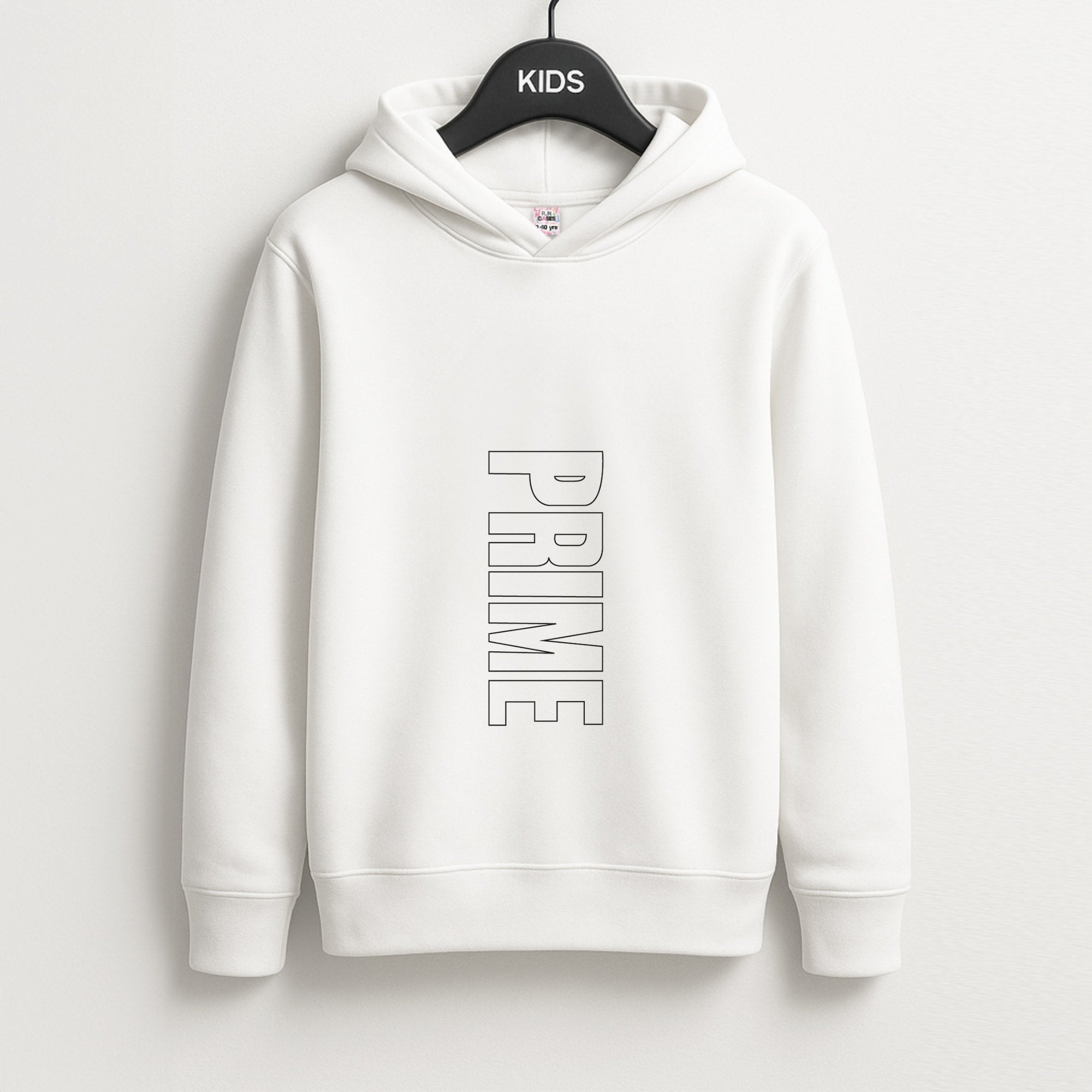 Prime - Orange Unisex Kids Hoodie