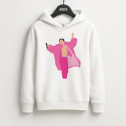 Harry Pink Coat  Kids Hoodie 1