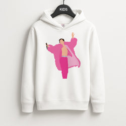 Harry Pink Coat  Kids Hoodie