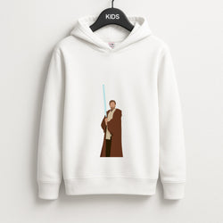 Kenobi Blue Lightsaber Unisex Kids Hoodie