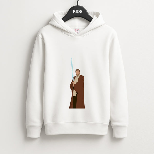 Kenobi Blue Lightsaber Unisex Kids Hoodie