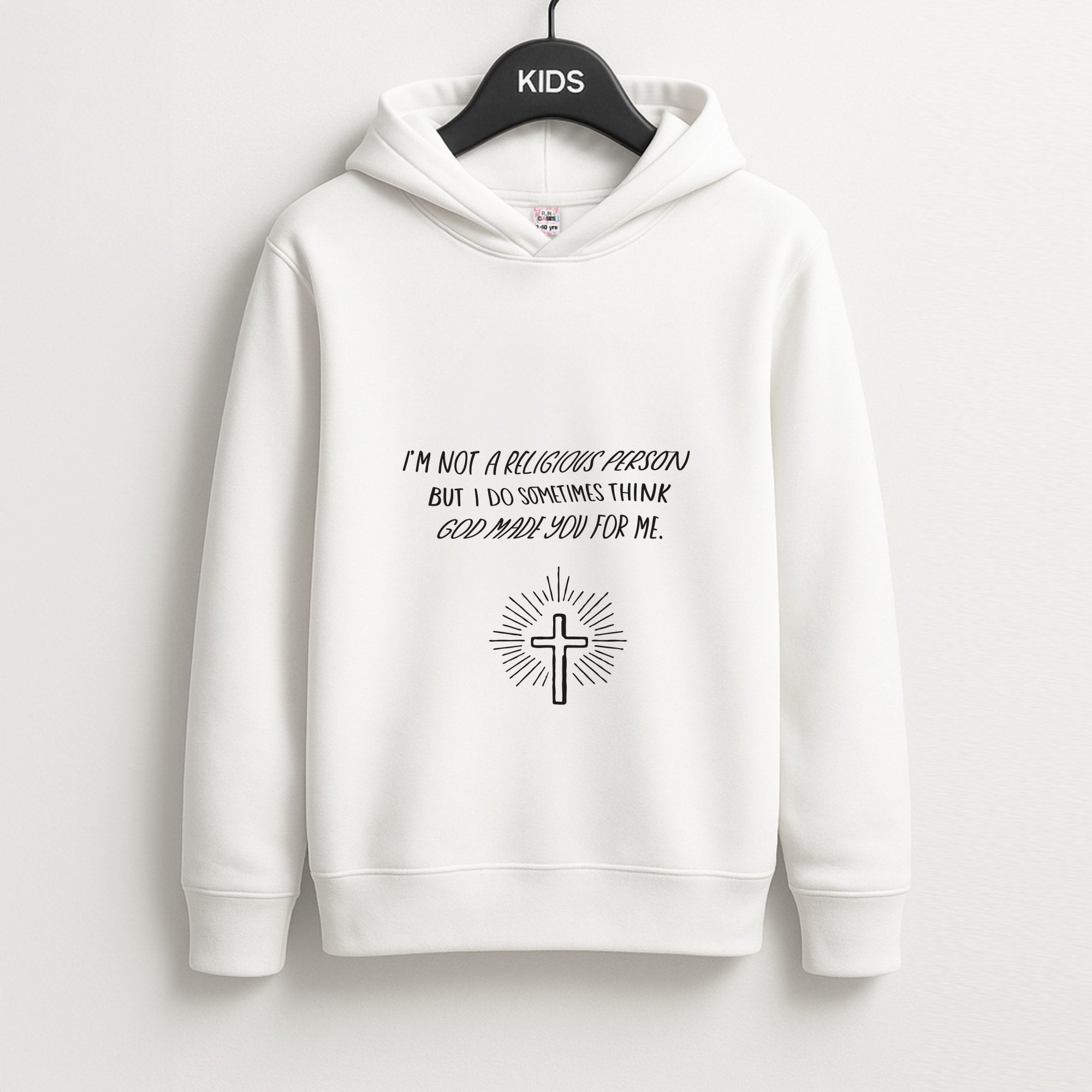 I'm Not A Religious Person Kids Hoodie